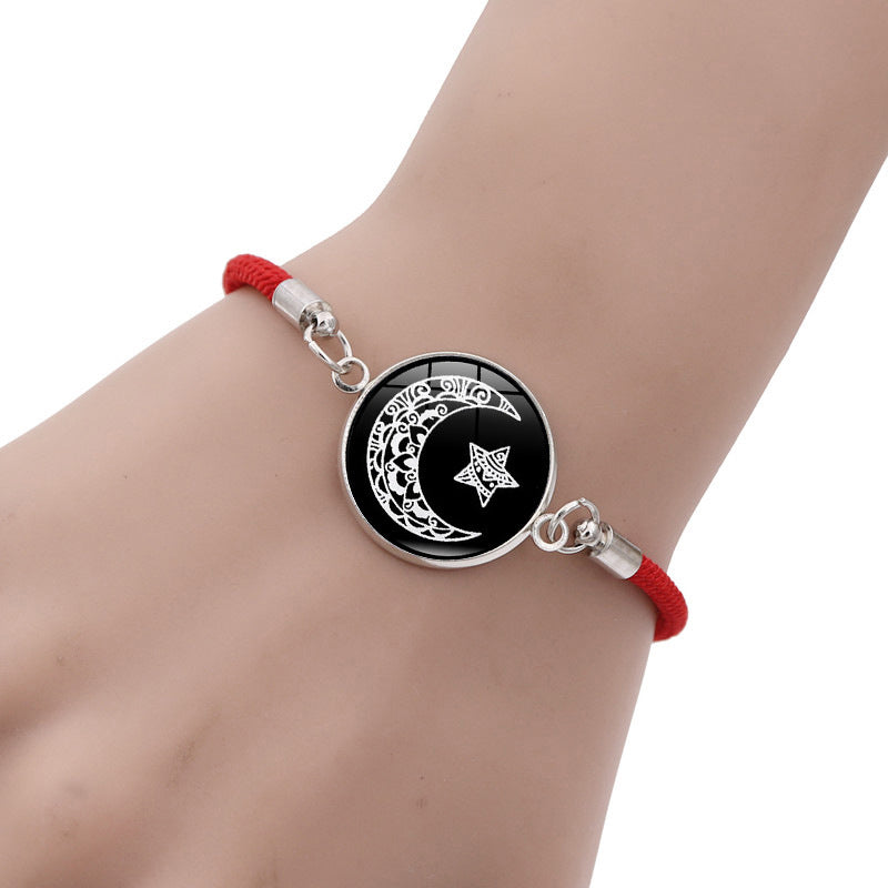 2pcs Sun & Moon Luminous Couple Bracelet